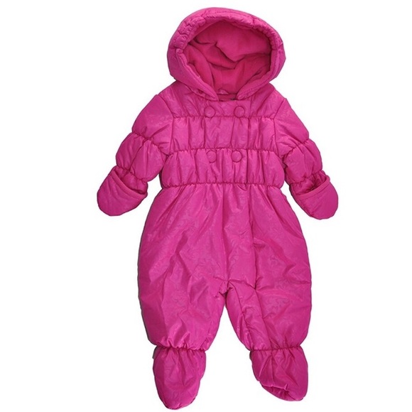 Rothschild Jackets & Coats Nwt S Rothschild Co Baby Girl Footed Snowsuit Poshmark